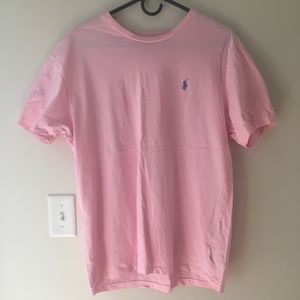 Pink polo tee